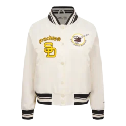 San Diego Padres Retro Classic Women’s Jacket - Front View