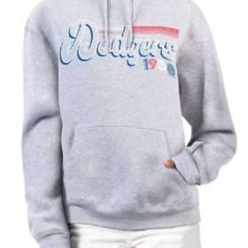 Los Angeles Dodgers Grey Pullover Hoodie