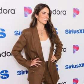SiriusXM Studio Nikki Reed Brown Blazer