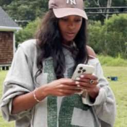 Summer House Season 9 Episode 11 Blurred Tan Lines Ciara’s Sweatshirt, a cozy and casual sweatshirt worn by Ciara in the episode, perfect for laid-back style.