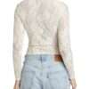 The Voice S27 Leann Rimes Lace Long Sleeve Top back
