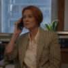 And Just Like That S03 Cynthia Nixon Striped Blazer front