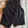 Poker Face Natasha Lyonne Pinstripe Denim Vest back