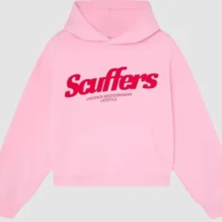 Light pink Pop hoodie on sale – soft pullover with front pocket and adjustable drawstring hood.