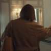 The Better Sister Jessica Biel Brown Coat back