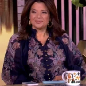 The View 2025 Ana Navarro Paisley Shirt