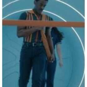 Doctor Who S15 Ncuti Gatwa Tri-Color Striped Polo Shirt