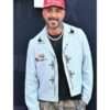 Tudum 2025 AJ McLean Skull Print Blue Jacket front