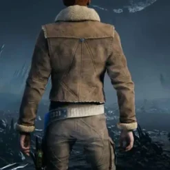 Cal Kestis Star Wars Jedi Survivor Suede Leather Jacket – Character Inspired Suede Leather Outerwear with Premium Finish