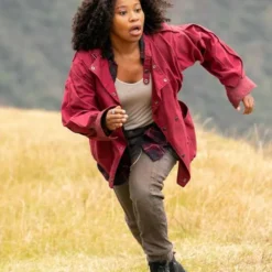 Transformers Rise of the Beasts Dominique Fishback Red Jacket – Stylish Movie Inspired Red Jacket with Bold Character Design