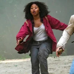 Transformers Rise of the Beasts Dominique Fishback Red Jacket – Dominique Fishback Inspired Red Jacket with Modern Fit